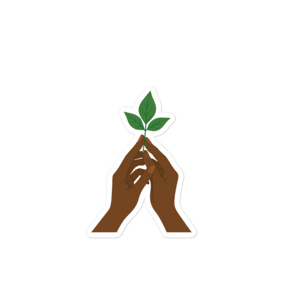 Hand to Leaf - Bubble-free stickers - Image 2